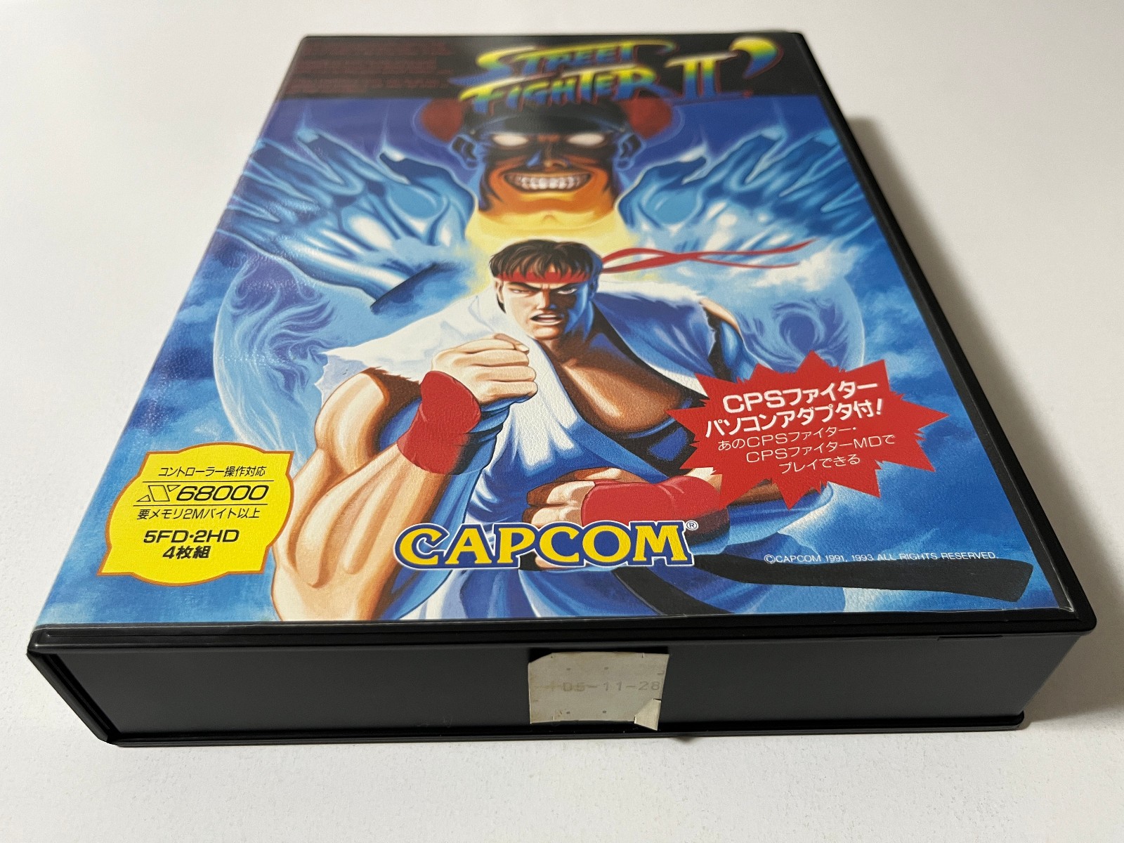 Street Fighter II’ Champion Edition + CPS Fighter PC Adapter Sharp X68000 Japan