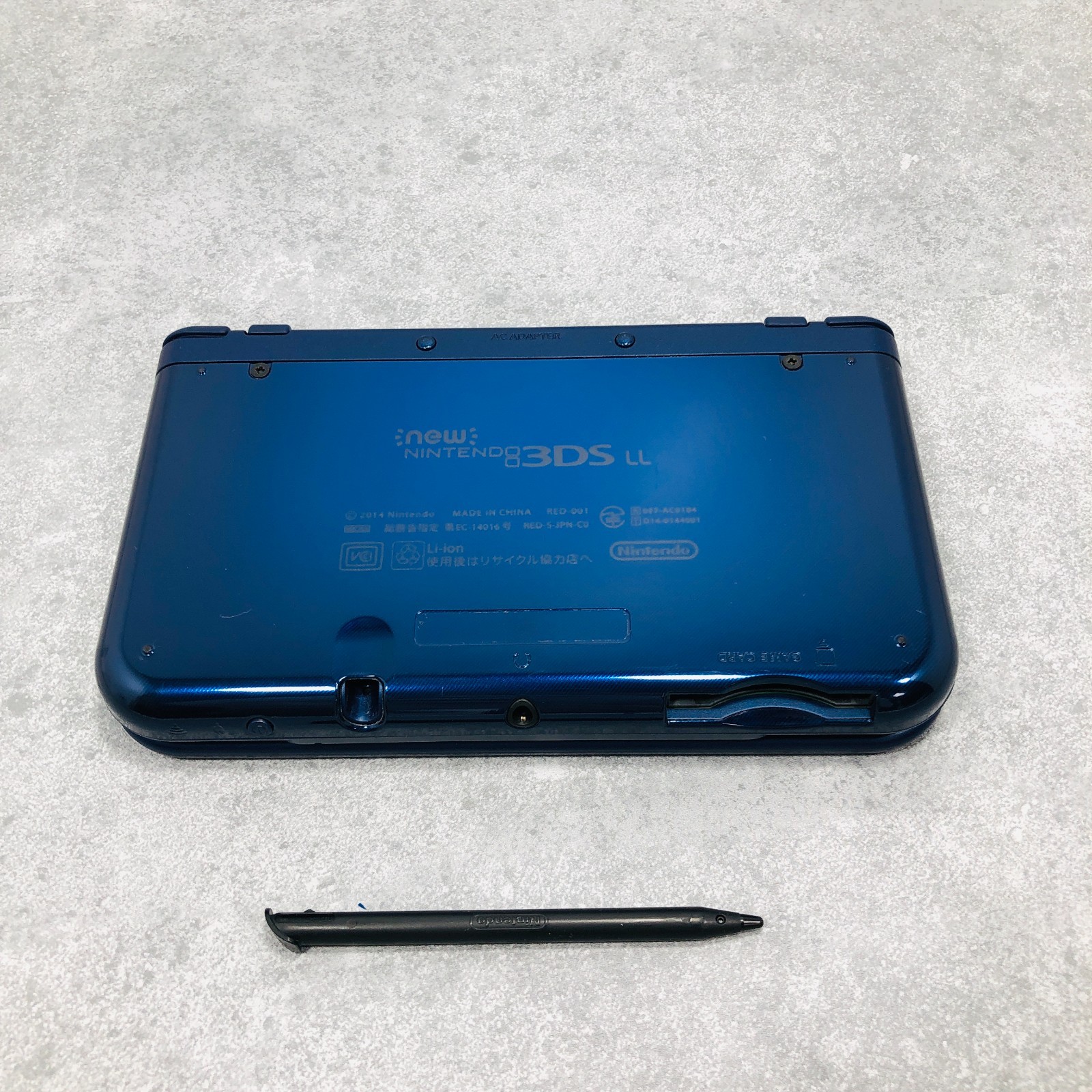 [Top IPS / EX+3] New Nintendo 3DS LL XL Metallic Blue console Japan NTSC-J 06-86