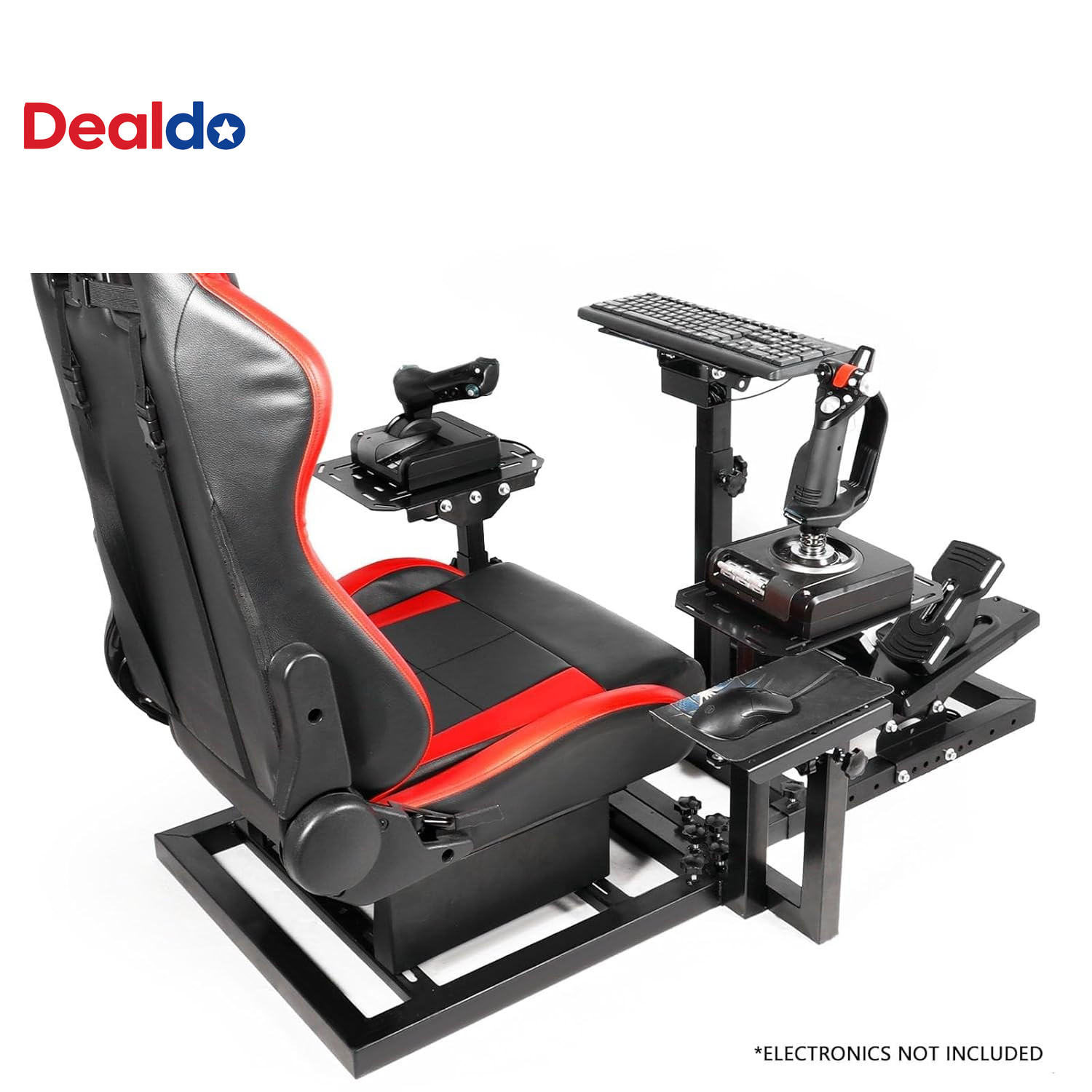 Modular Flight Racing Simulator Cockpit Adjustable Sim Rig No Seat
