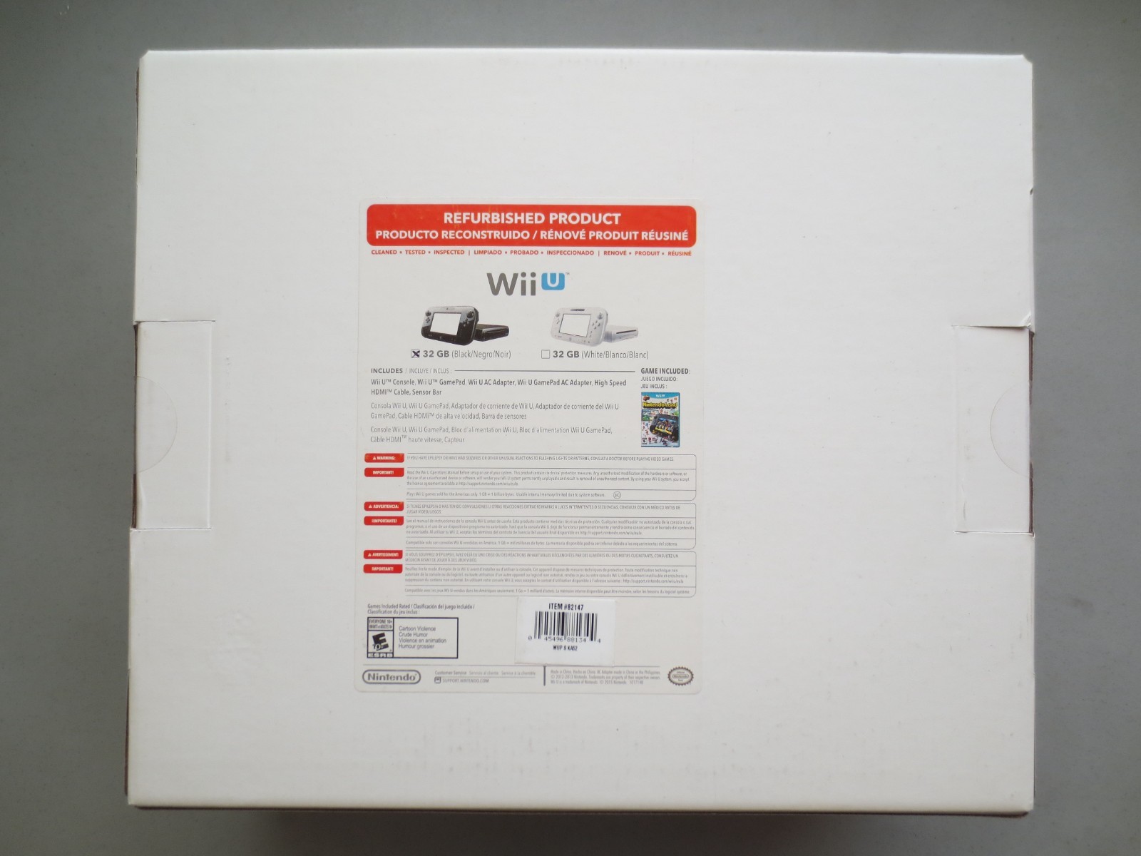 Nintendo Wii U Console 32gb Black Sealed In Box – Never Opened