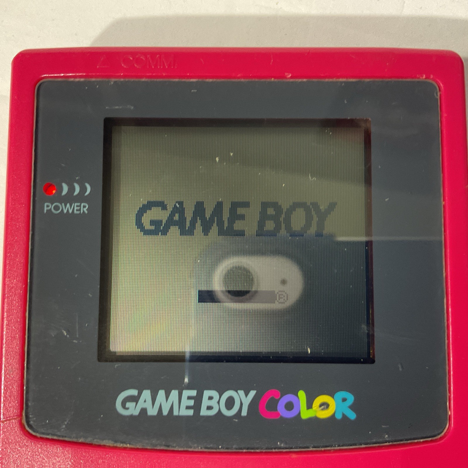 Nintendo Game Boy Color Berry Pink Handheld System CGB-001 – No Battery Cover