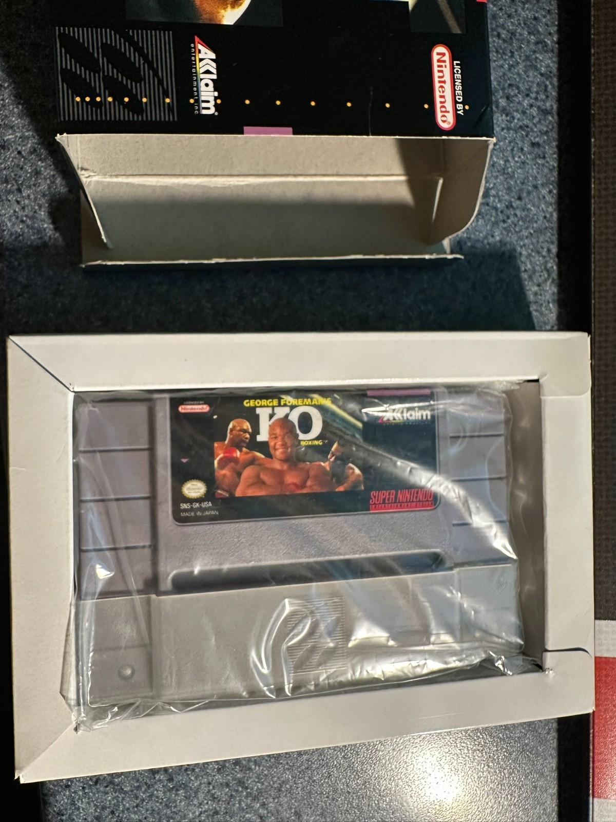 George Foreman’s KO Boxing for Super Nintendo (SNES) CIB Complete Excellent