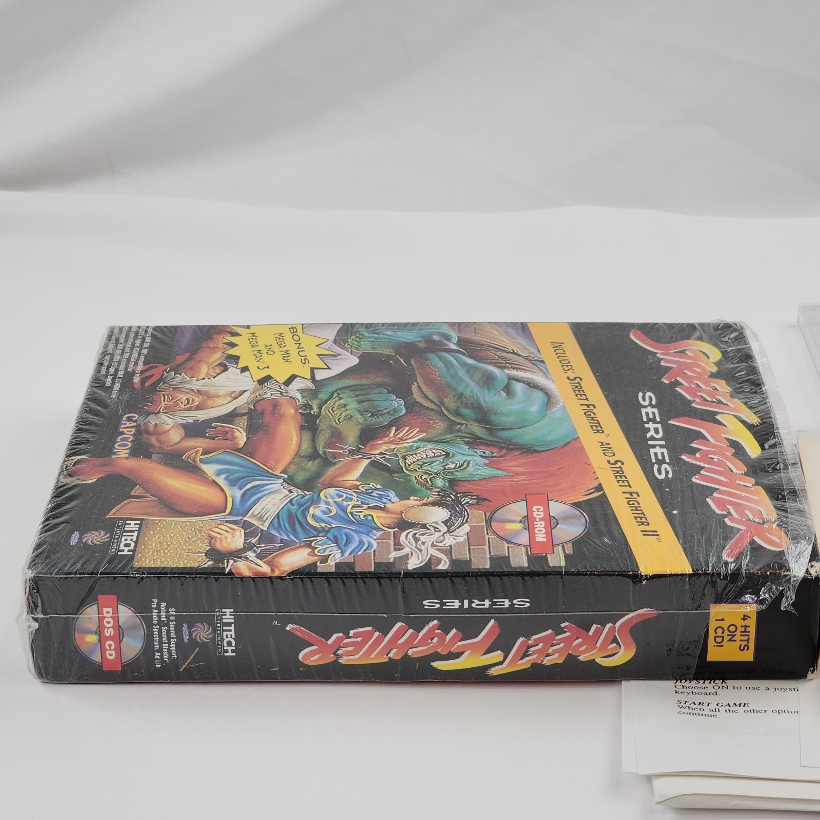Street Fighter Series 1 & 2 PC Big Box Complete CD Rom W Megaman 1 & 3 Bonus