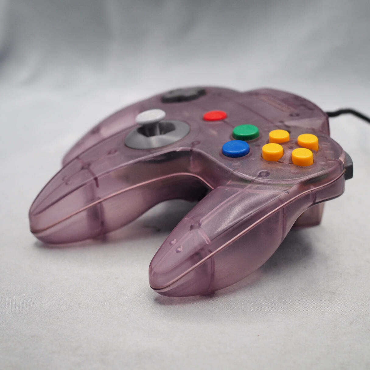 Nintendo 64 Controller only NUS-005 Clear Purple Official N64 Tested Working