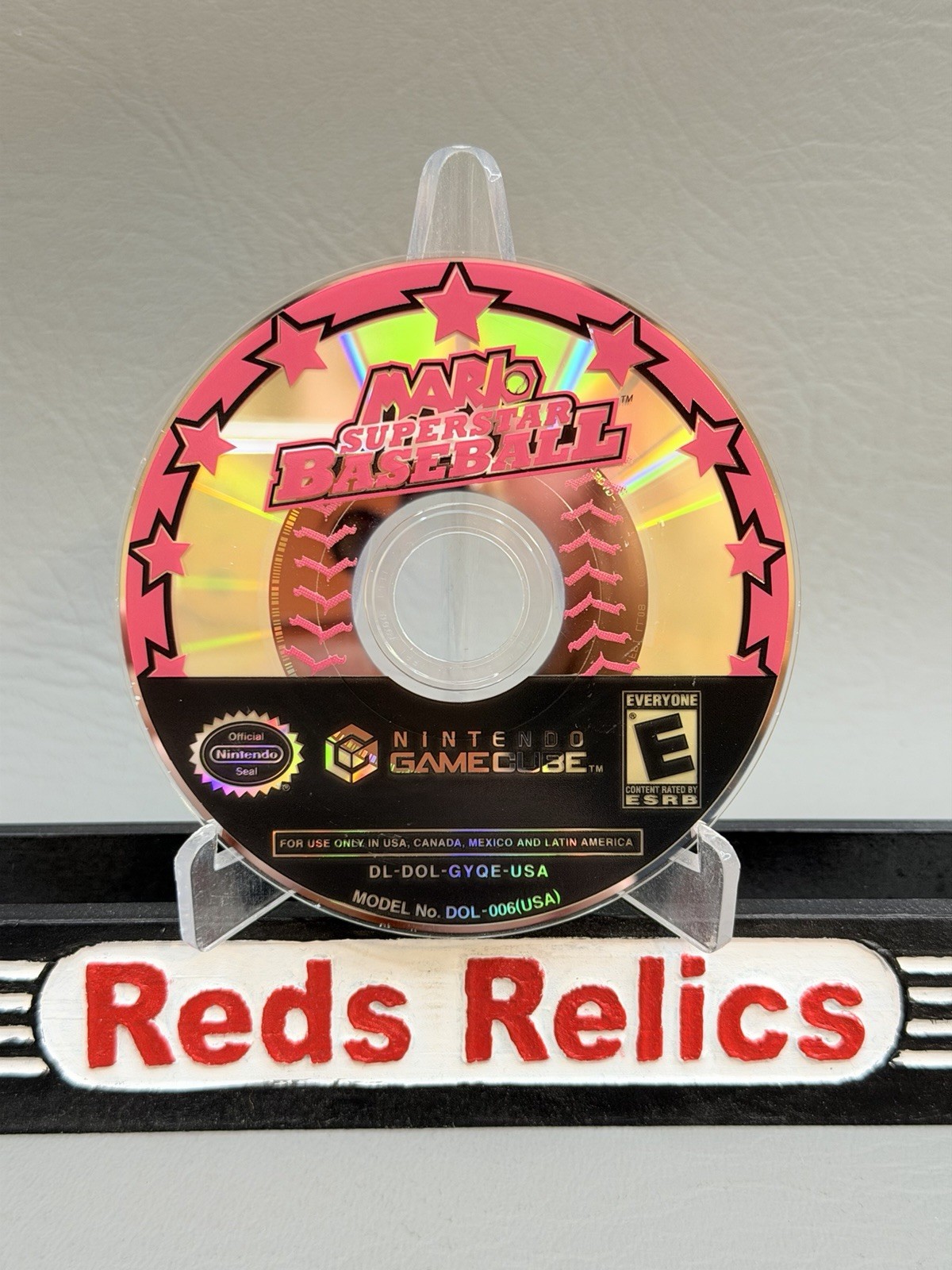 Mario Superstar Baseball (Nintendo GameCube, 2005) Disc Only – Very Good – Works