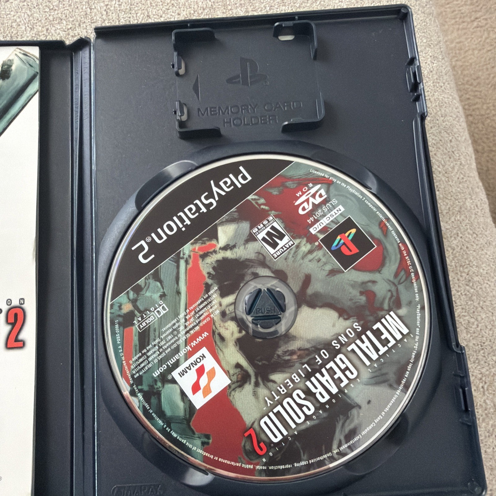 Metal Gear Solid 2: Sons of Liberty PlayStation 2 PS2 Complete CIB Tested Nice!