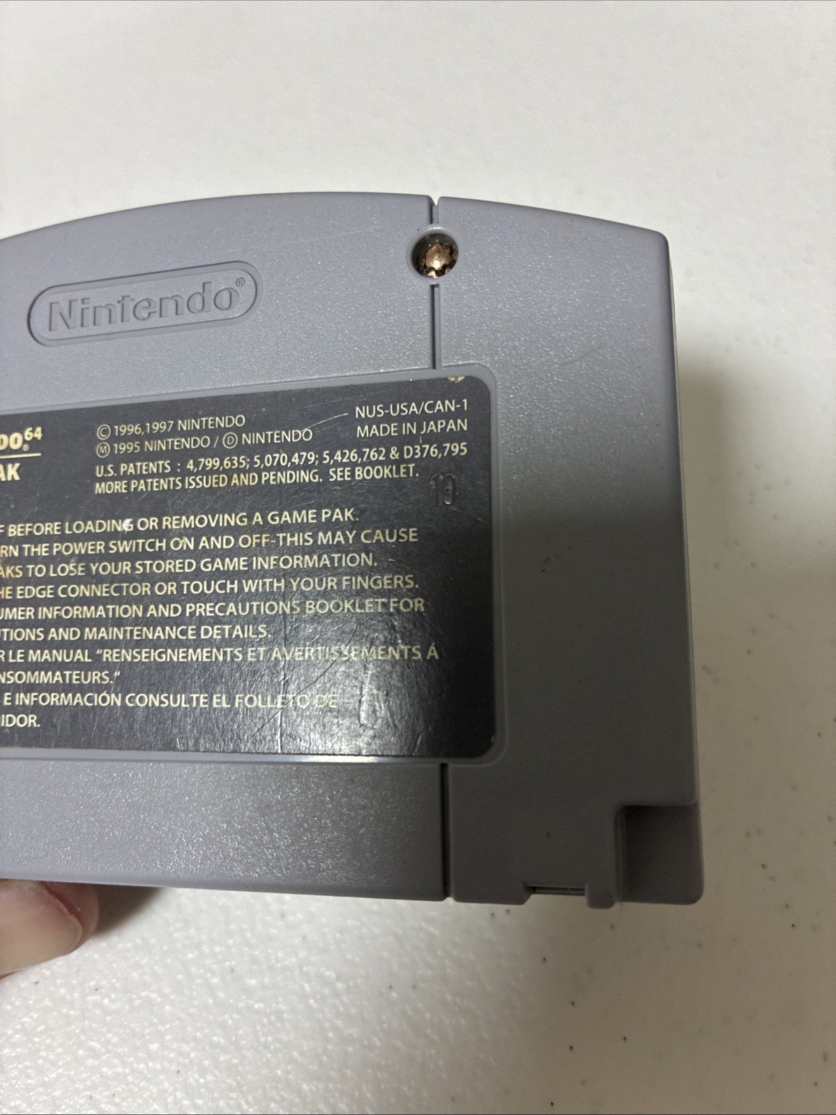 Clay Fighter 63 1/3 Game Cartridge (Nintendo 64, N64, 1997) Authentic TESTED