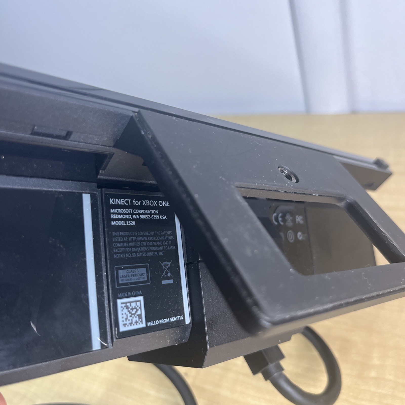 Genuine Black Microsoft Xbox ONE Motion Kinect Sensor Bar Camera New Like TESTED