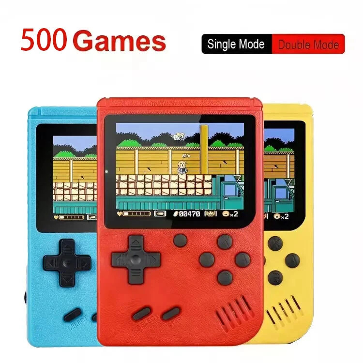 500 Classic Games Handheld Retro Video FC Game Console Player For Kids Adults