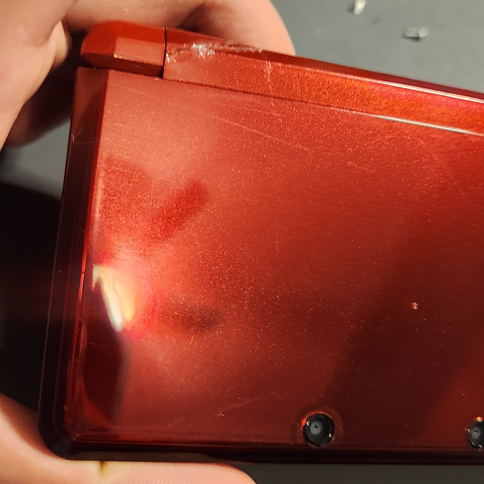 Nintendo 3DS Handheld Game Console Flame Red