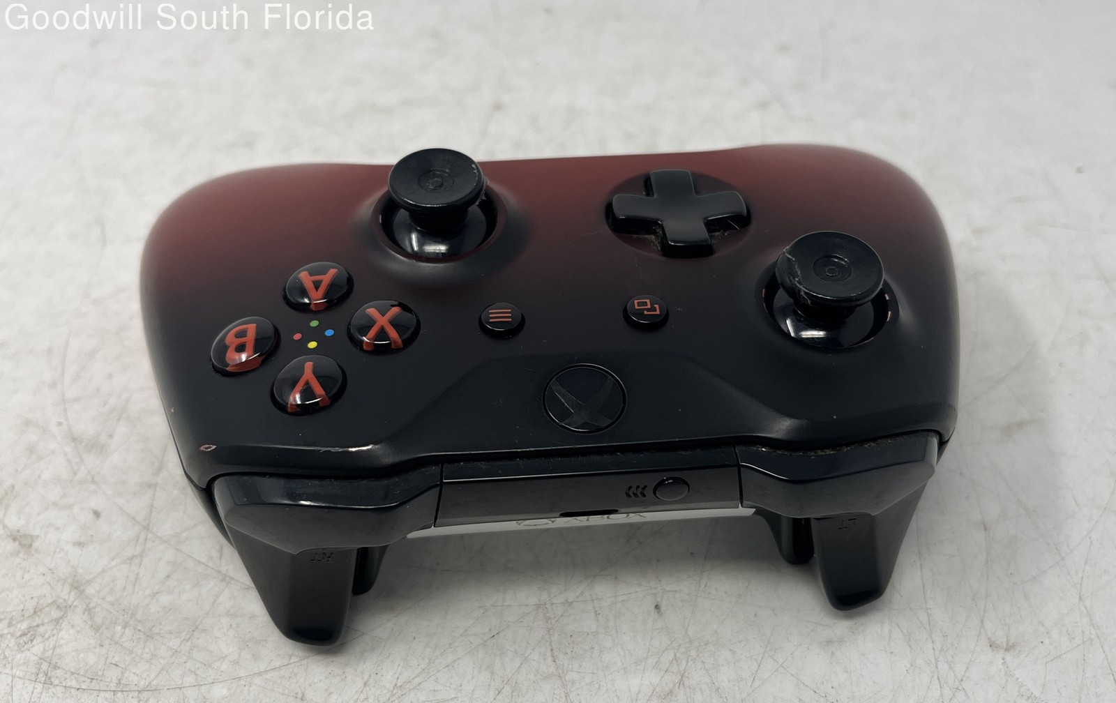 Microsoft Model 1708 Red Black Wireless Controller For Xbox One Not Tested