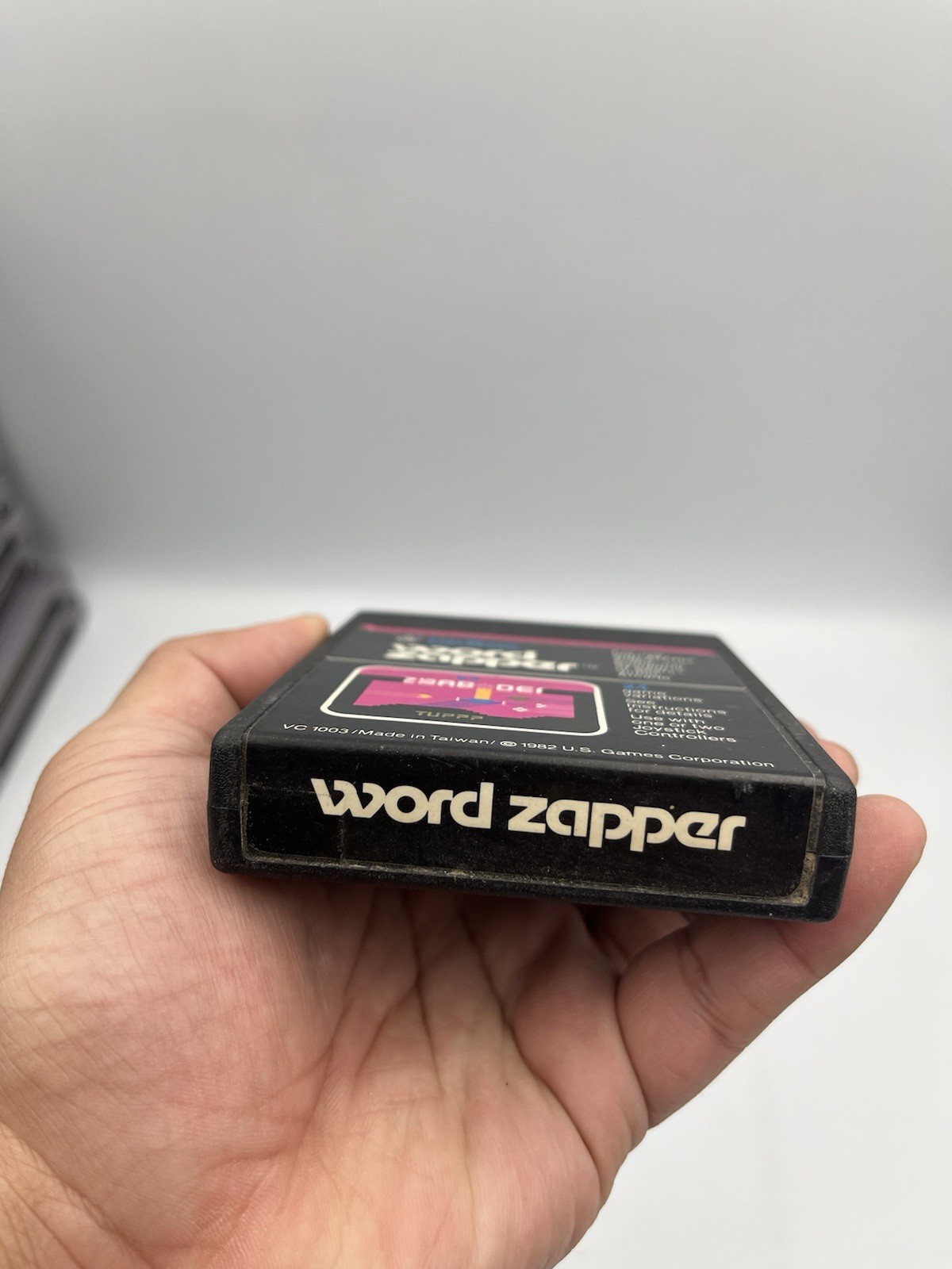 Word Zapper Atari 2600 Vtg 1982 TESTED Free Shipping