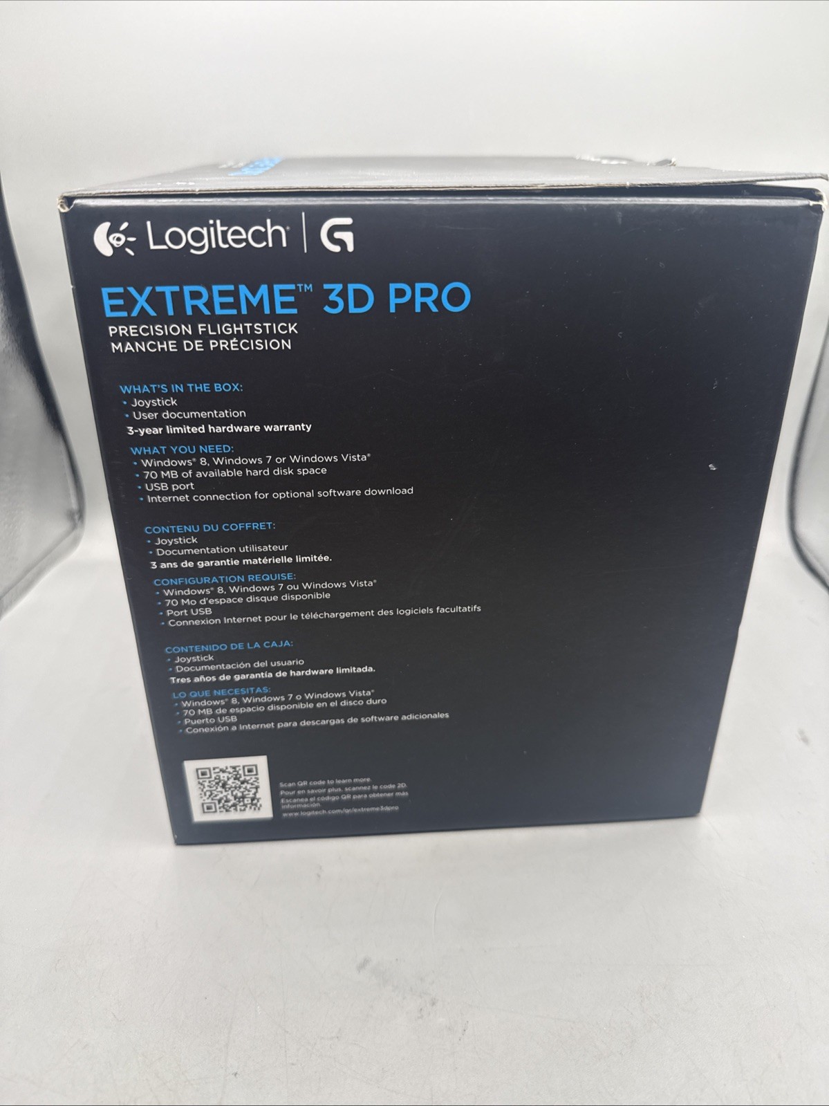 Logitech Extreme 3D Pro Precision Flightstick Wired USB Joystick