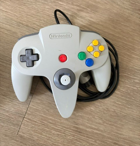 Nintendo 64 – Charcoal Gray Bundle w/ 2 Controllers & Super Smash Bros!