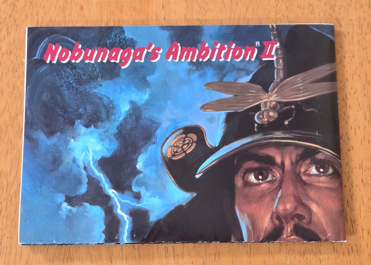 Nobunaga’s Ambition II Koei 5.25″ IBM PC Big Box Game Complete 1989 Map Poster
