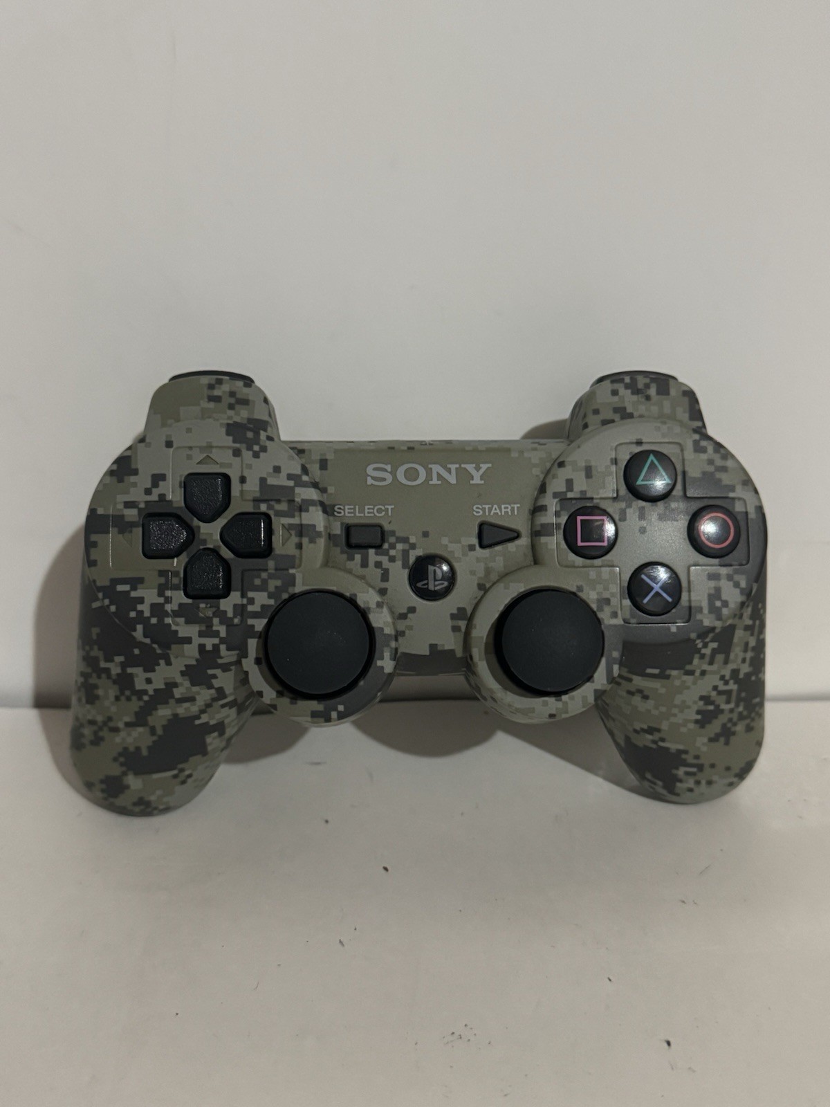 Sony PS3 Dualshock Wireless Controller Green Camo OEM Original CECHZC2U Tested