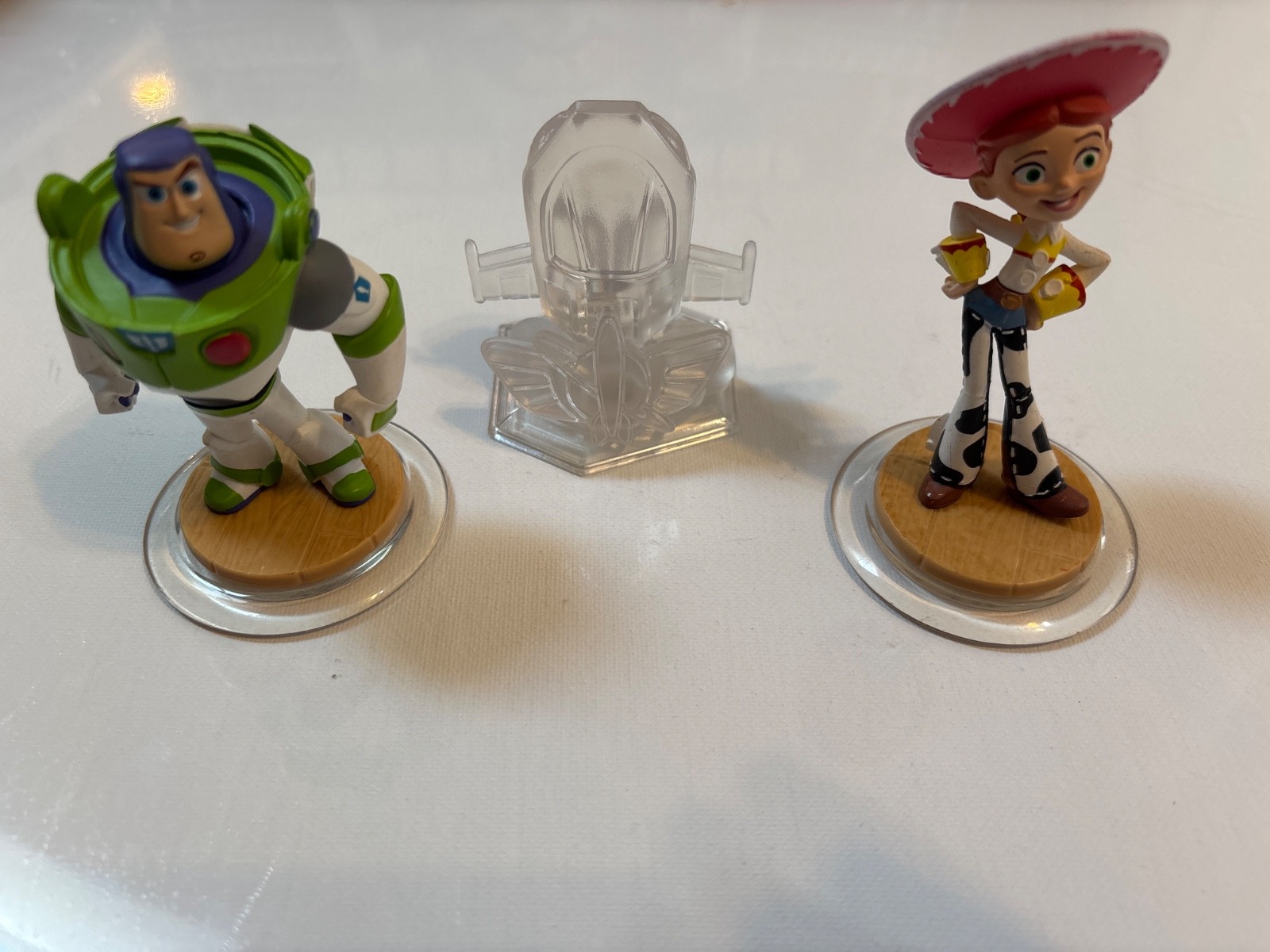 Disney Infinity Toy Story Playset Pixar Buzz Jessie Crystal Lot of 3 Figures
