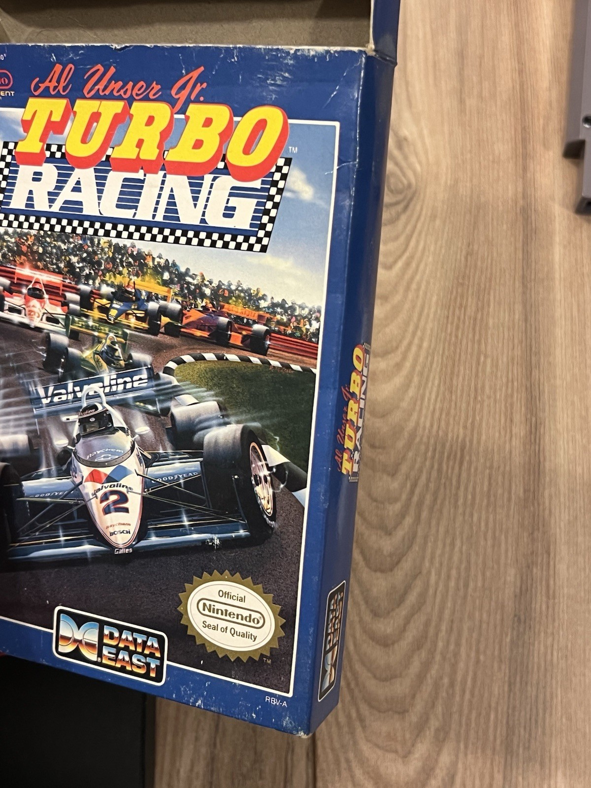 Al Unser Jr. Turbo Racing (Nintendo NES, 1990) CIB Complete Tested Works