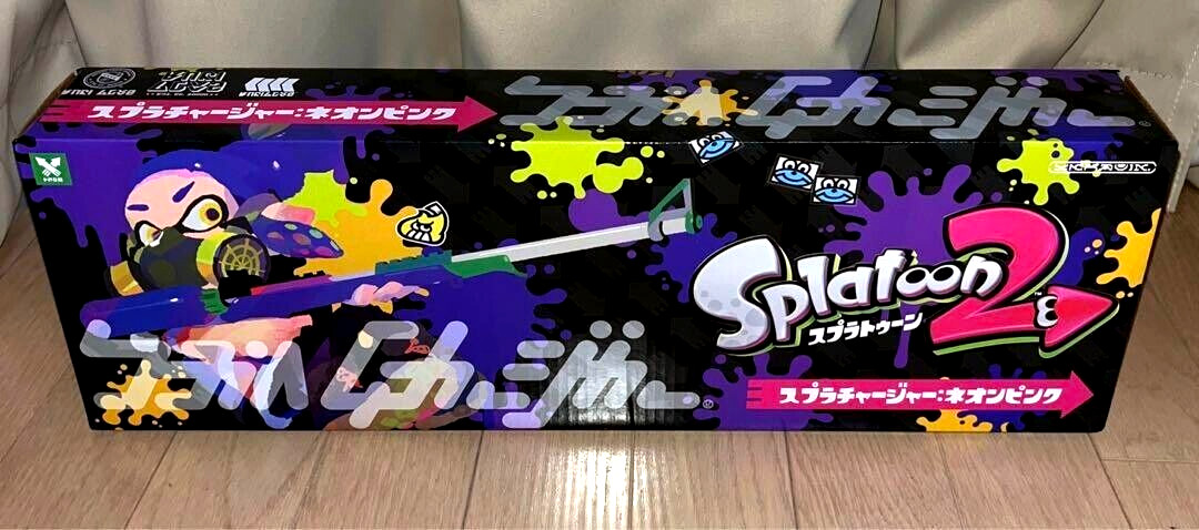 Spla Charger Water Gun Toy Nintendo Splatoon 2 Neon Pink 1 Piece SPT-621PK New