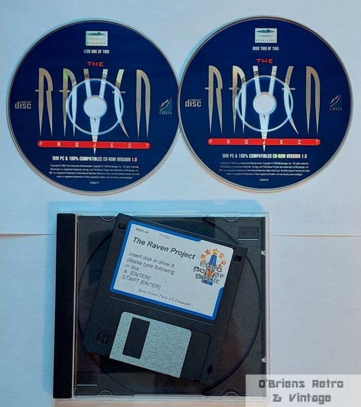 The Raven Project, Big Box PC CD-ROM, 1996, Cryo / Mindscape
