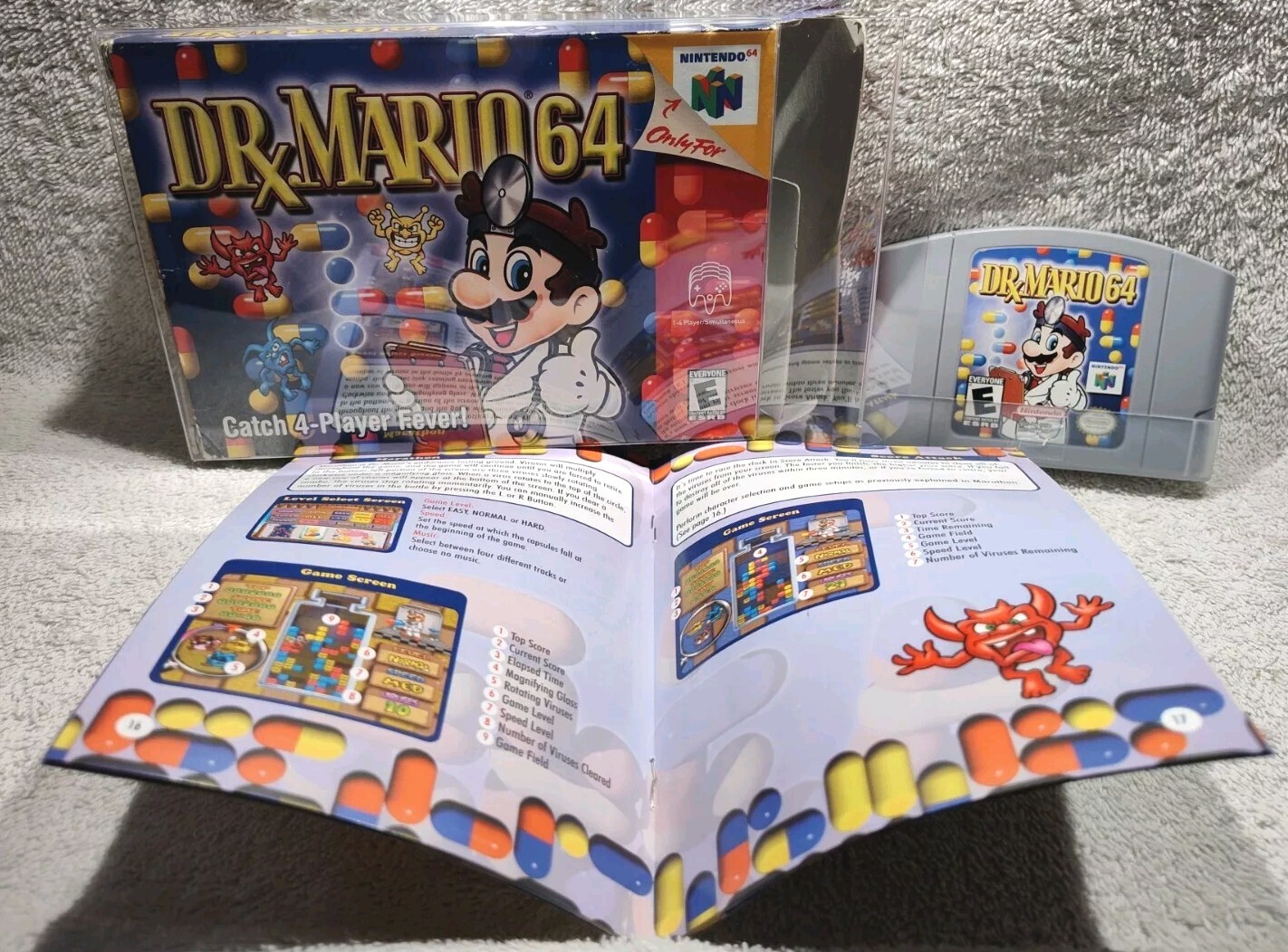 Dr. Mario 64 – (N64, 2001) *CIB* VGC* Cleaned & Tested* VINTAGE* FREE SHIPPING!