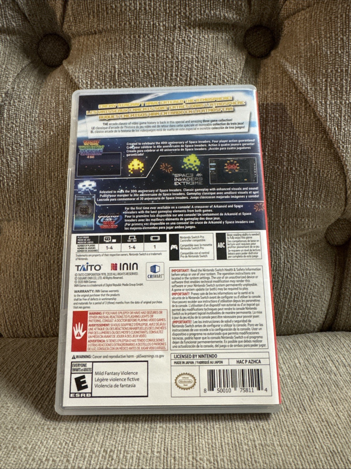 Space Invaders Forever – Nintendo Switch