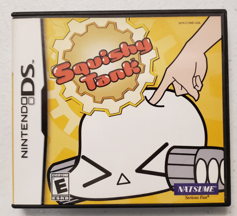 Squishy Tank (Nintendo DS, 2009) CIB COMPLETE Natsume puzzle game Tested Working