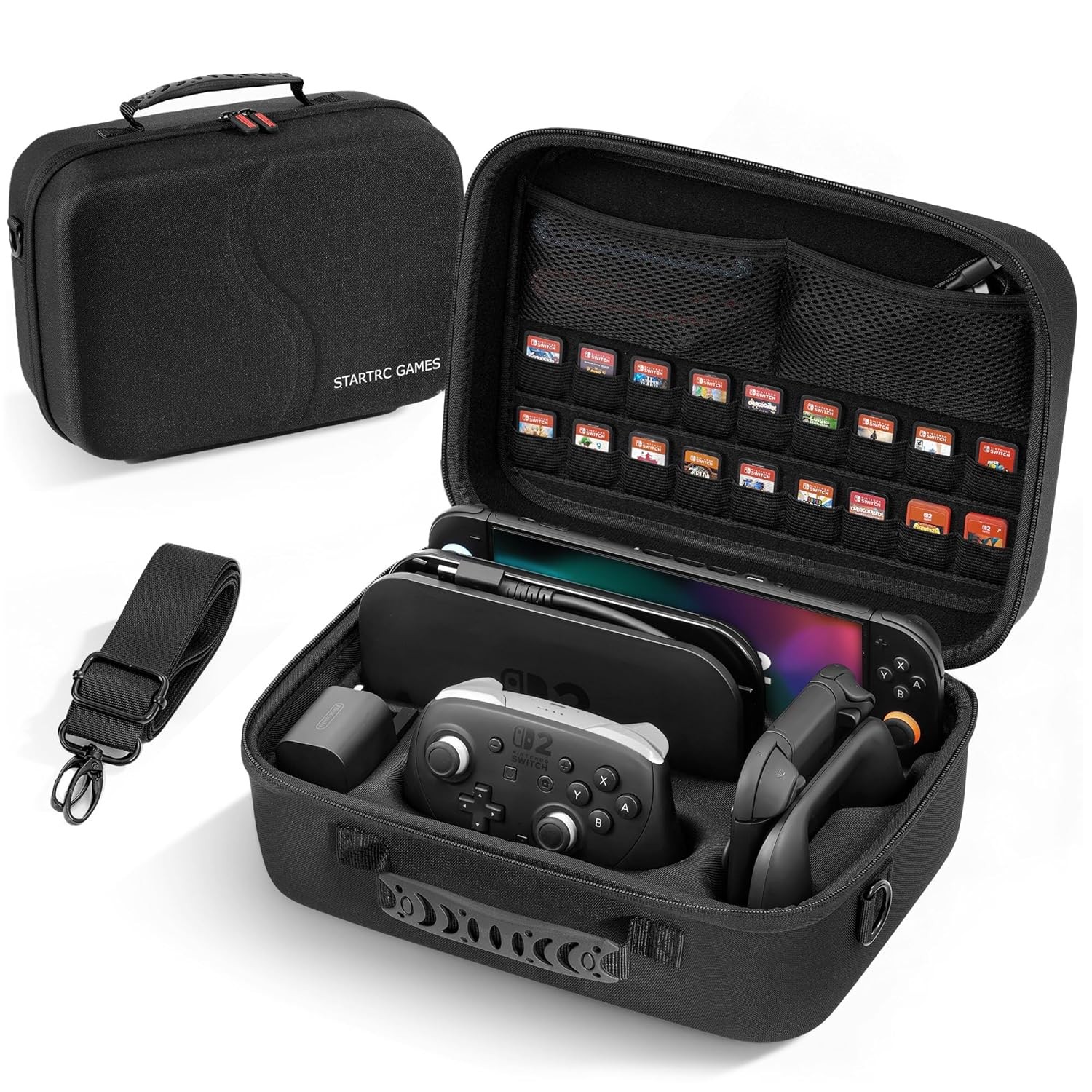 Carrying Case Hard Shell Travel Carry Bag for Nintendo Switch 2 All in One Case