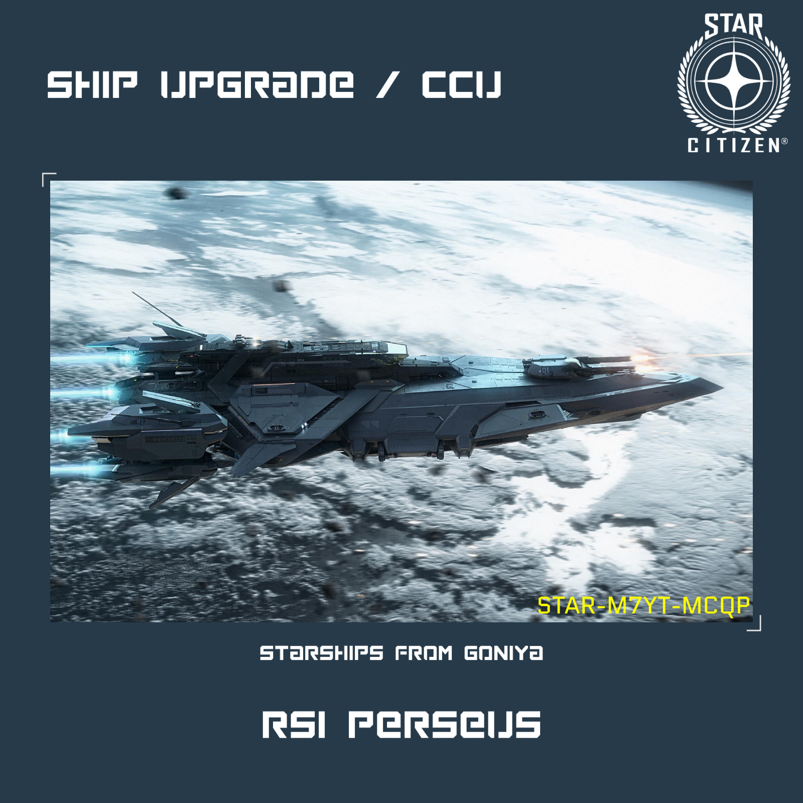 STAR CITIZEN – RSI PERSEUS UPGRADE – (CCU)