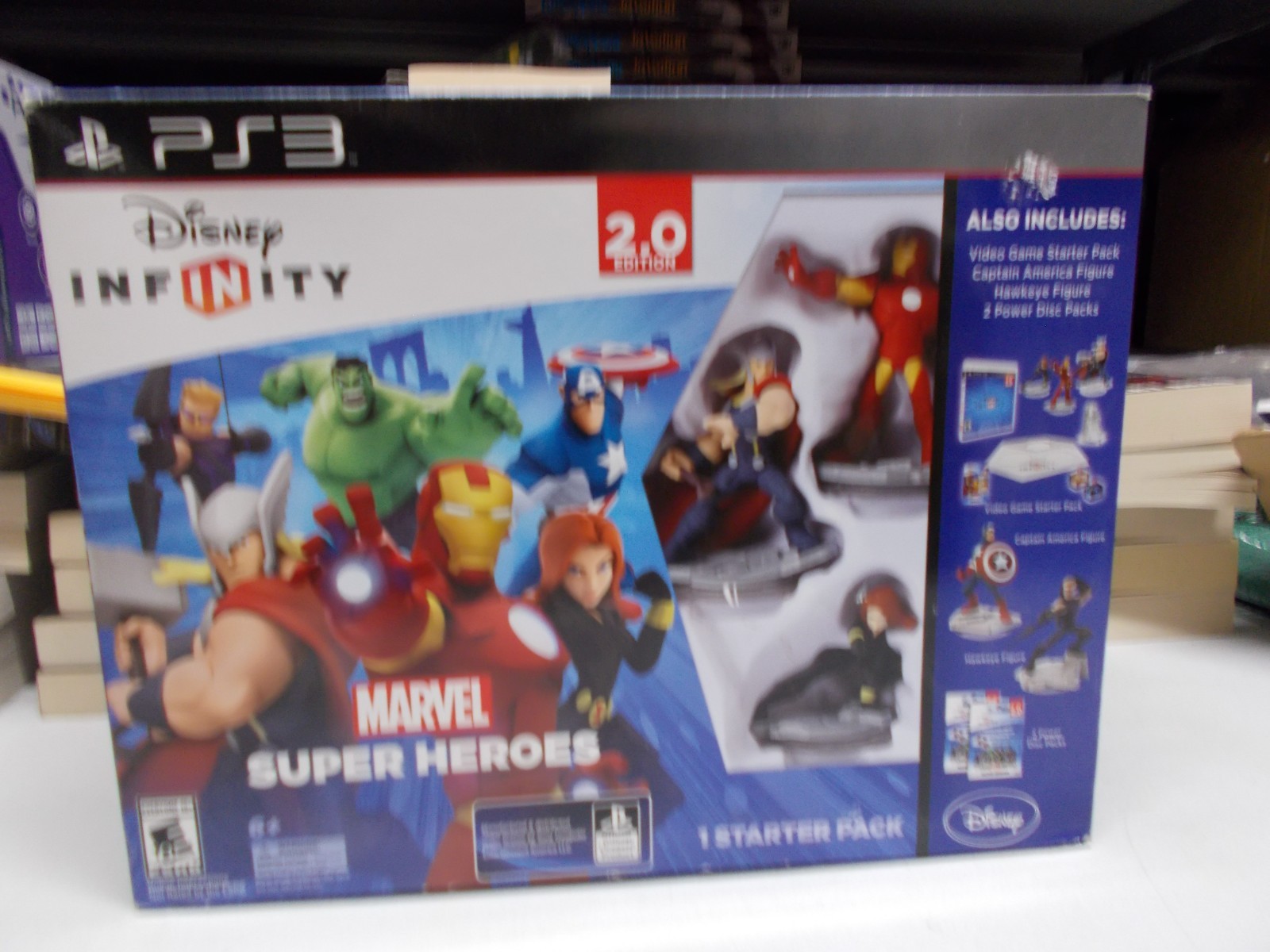 PS 3 Disney Infinity 2.0 Edition Marvel Super Heroes Starter Pack Sealed New