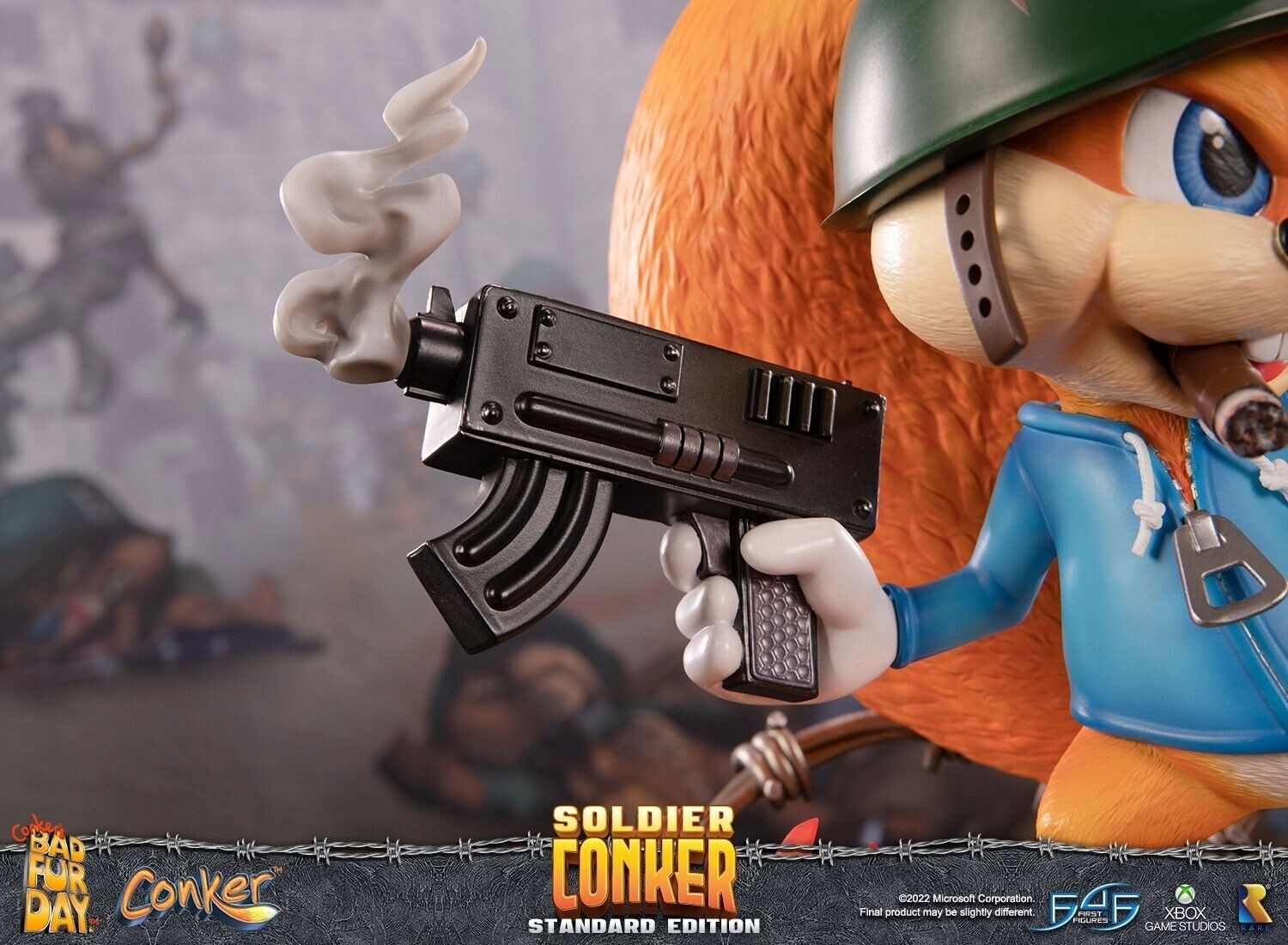 First4Figures Conker Soldier Standard Ed. Statue Mint in Box