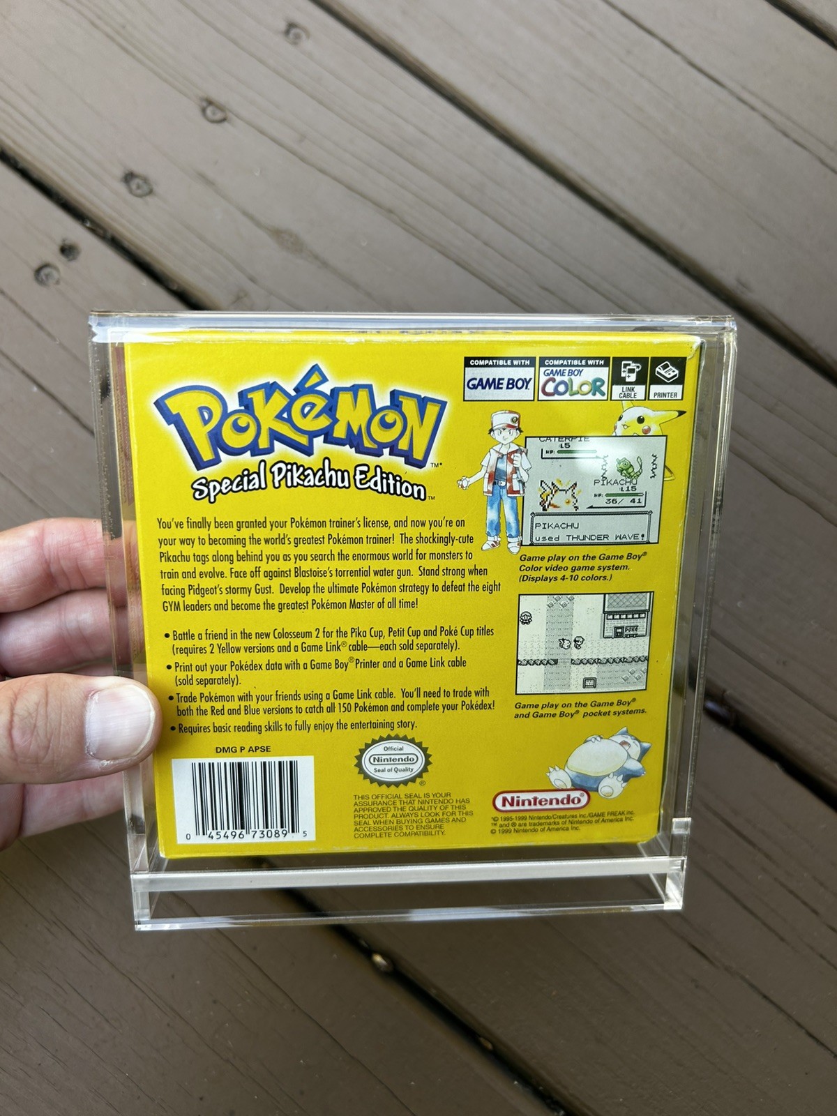 Gameboy Game Protective UV Acrylic Case- High Quality Display Case – FREE S&H