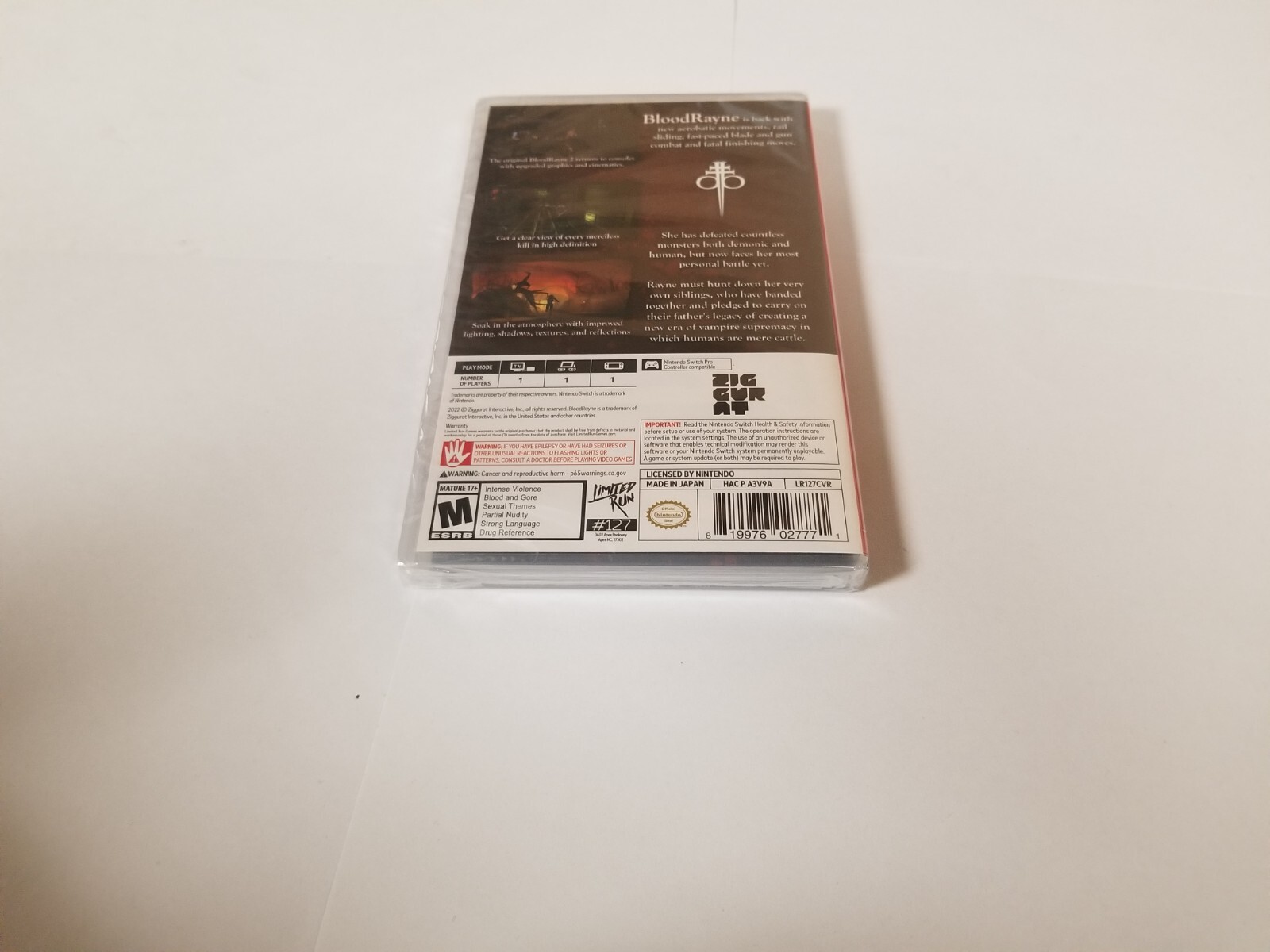 Bloodrayne 2: Revamped Nintendo Switch new