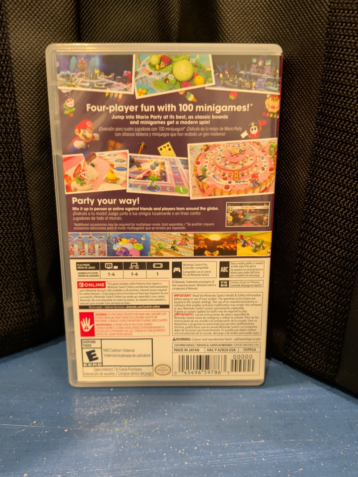 Mario Party Superstars Nintendo Switch Game Cartridge