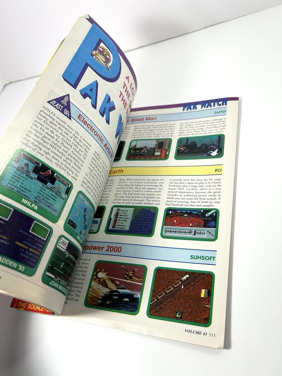 Nintendo Power Magazine Volume 43 December 1992 Road Runner W/ Poster See Notes