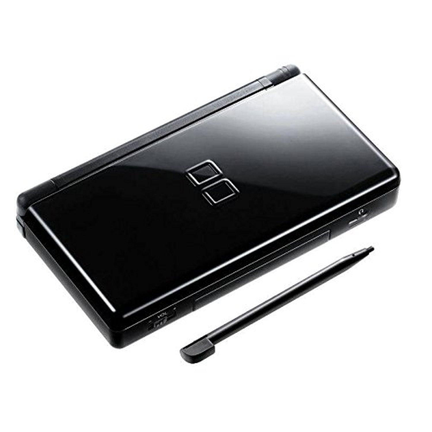 Nintendo DS Lite Full Replacement Housing Shell Screen Lens Onyx Black NEW! US!