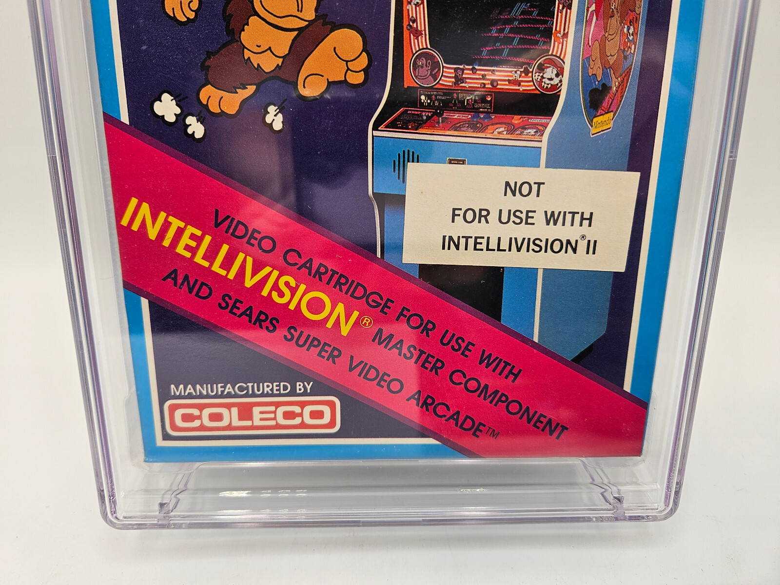 🌟 1982 Nintendo Donkey Kong Intellivision White Label CGC 9.8 1st App MARIO