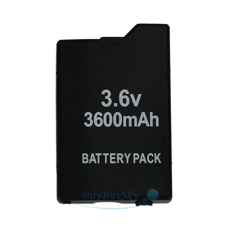 Battery For PSP 2000 2001 3000 3600mAh Rechargeable Replace Optional Charger