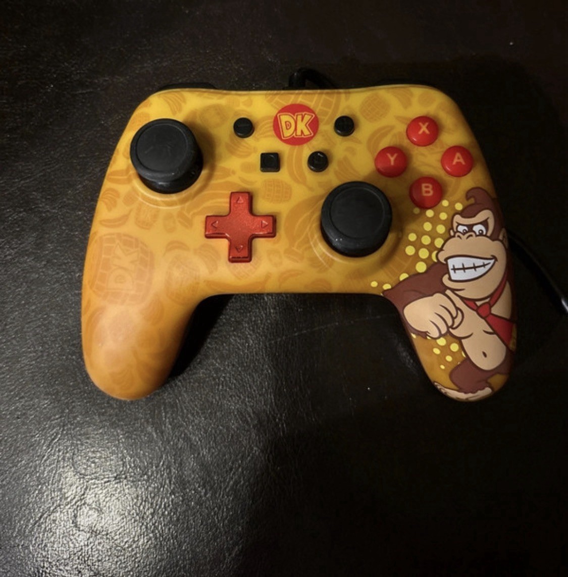 Nintendo Donkey Kong DK Wired Controller for Switch USB 8ft Yellow/Brown/Red