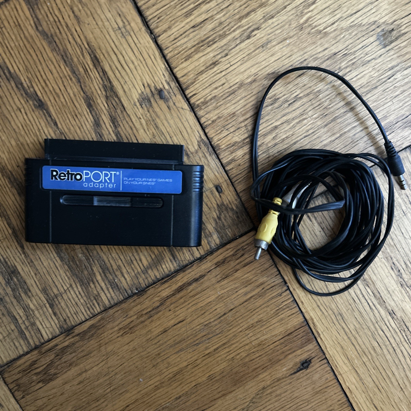 Retro-Bit RetroPort Adapter Nintendo NES To Super Nintendo SNES Game Cartridge