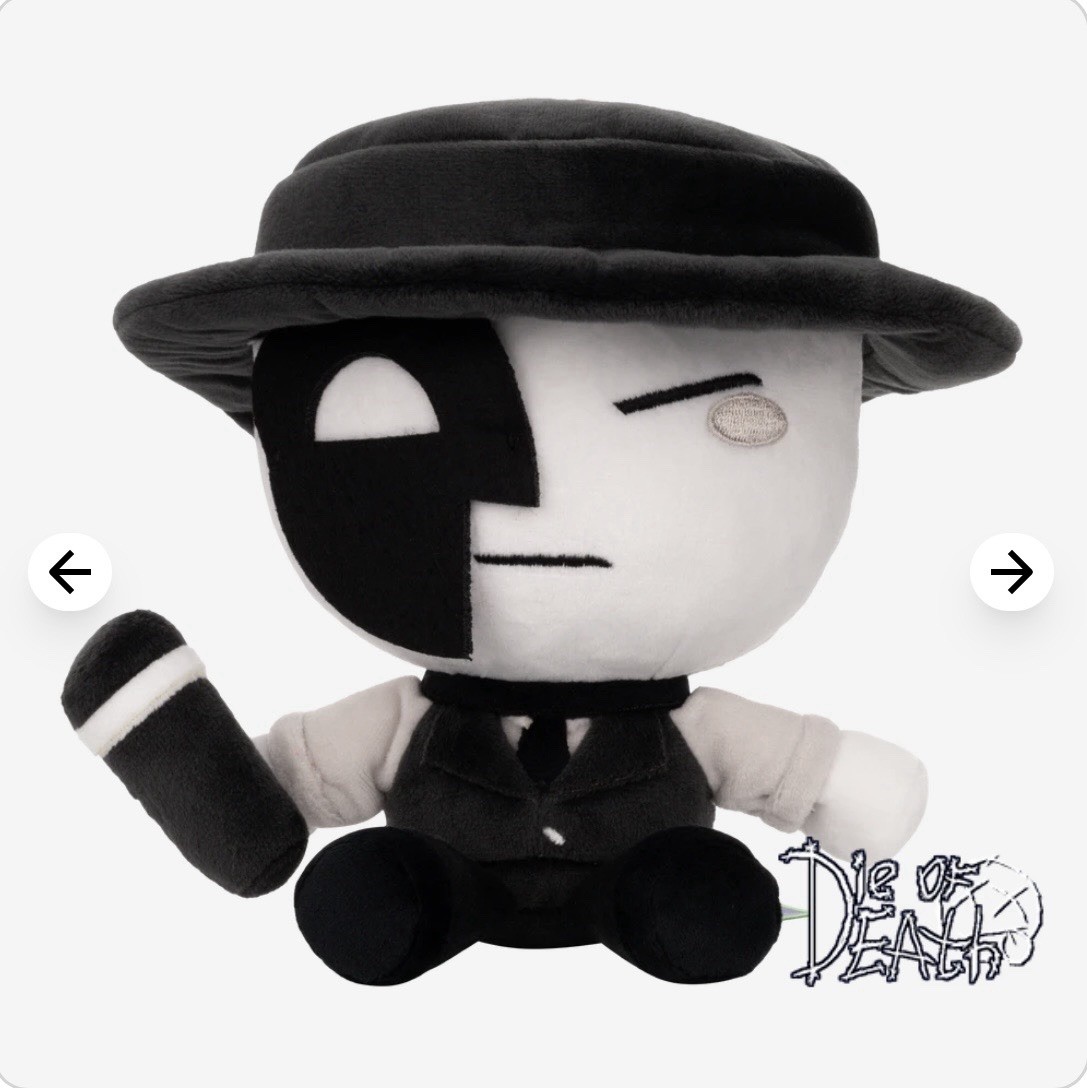Official Makeship Artful Plush First Edition Die of Death Game Saucefy10 NWT