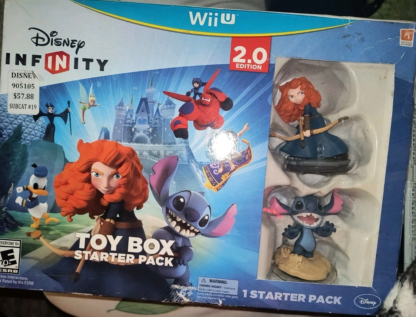 Disney Infinity 2.0 Wii U Toy Box Starter Pack Brave Lilo Stitch Gaming