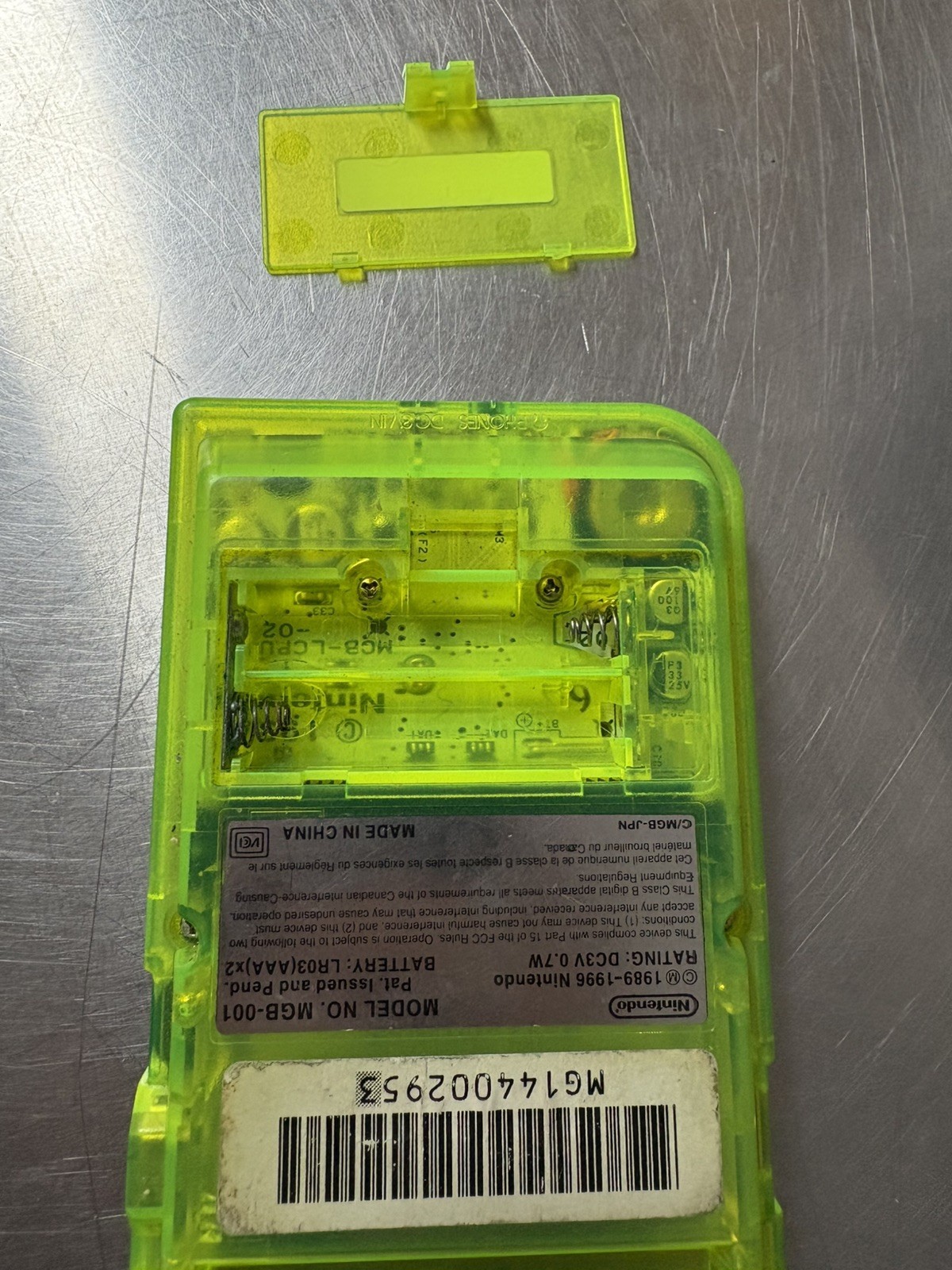 Nintendo Game Boy Pocket Extreme Green Translucent Console MGB-001 – Tested!