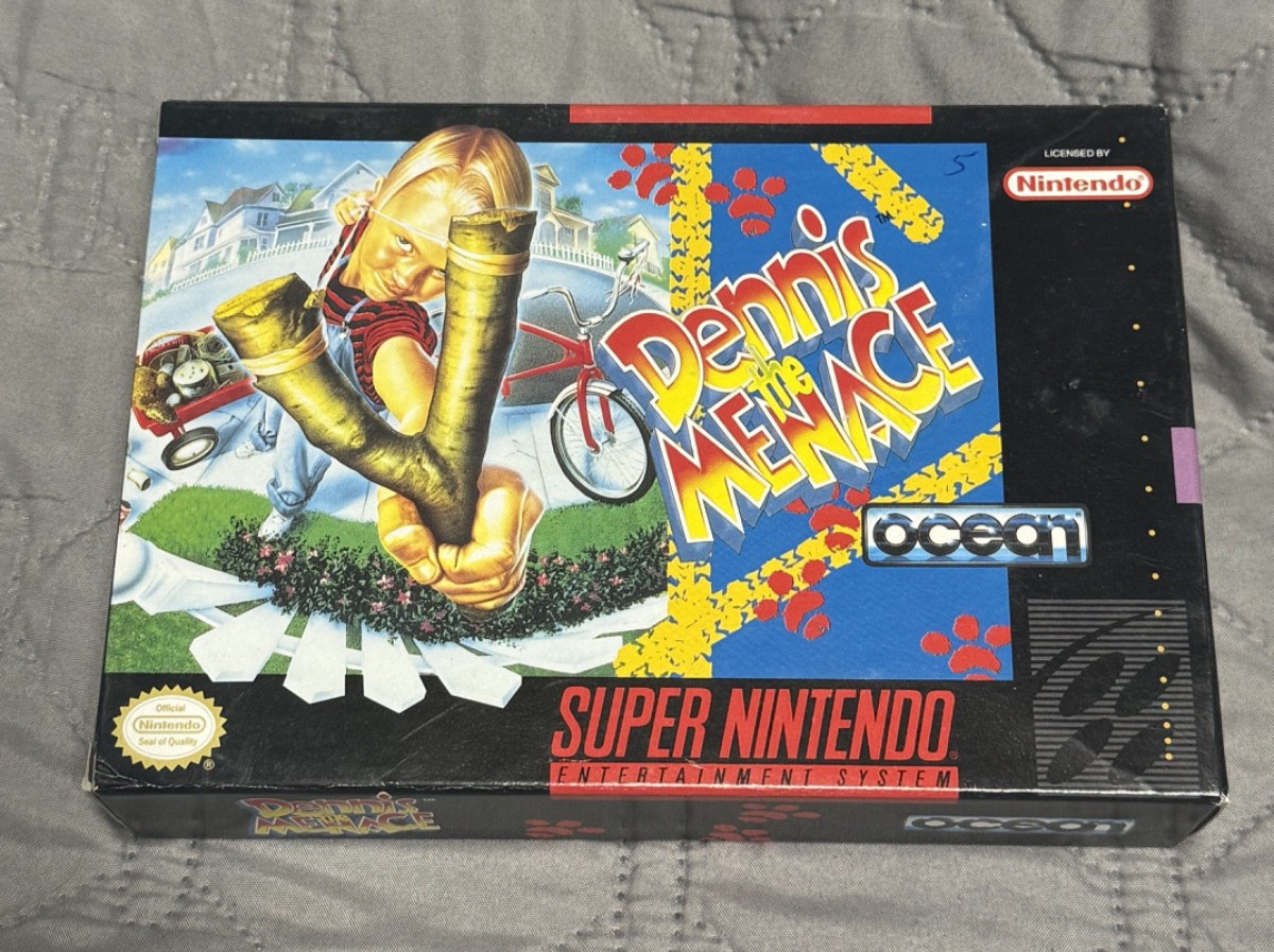 Dennis the Menace * Snes Box Only * Super Nintendo Original box