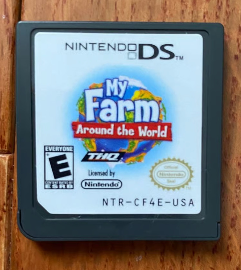 My Farm Around The World (Nintendo DS, 2009) – Tested, Game Only