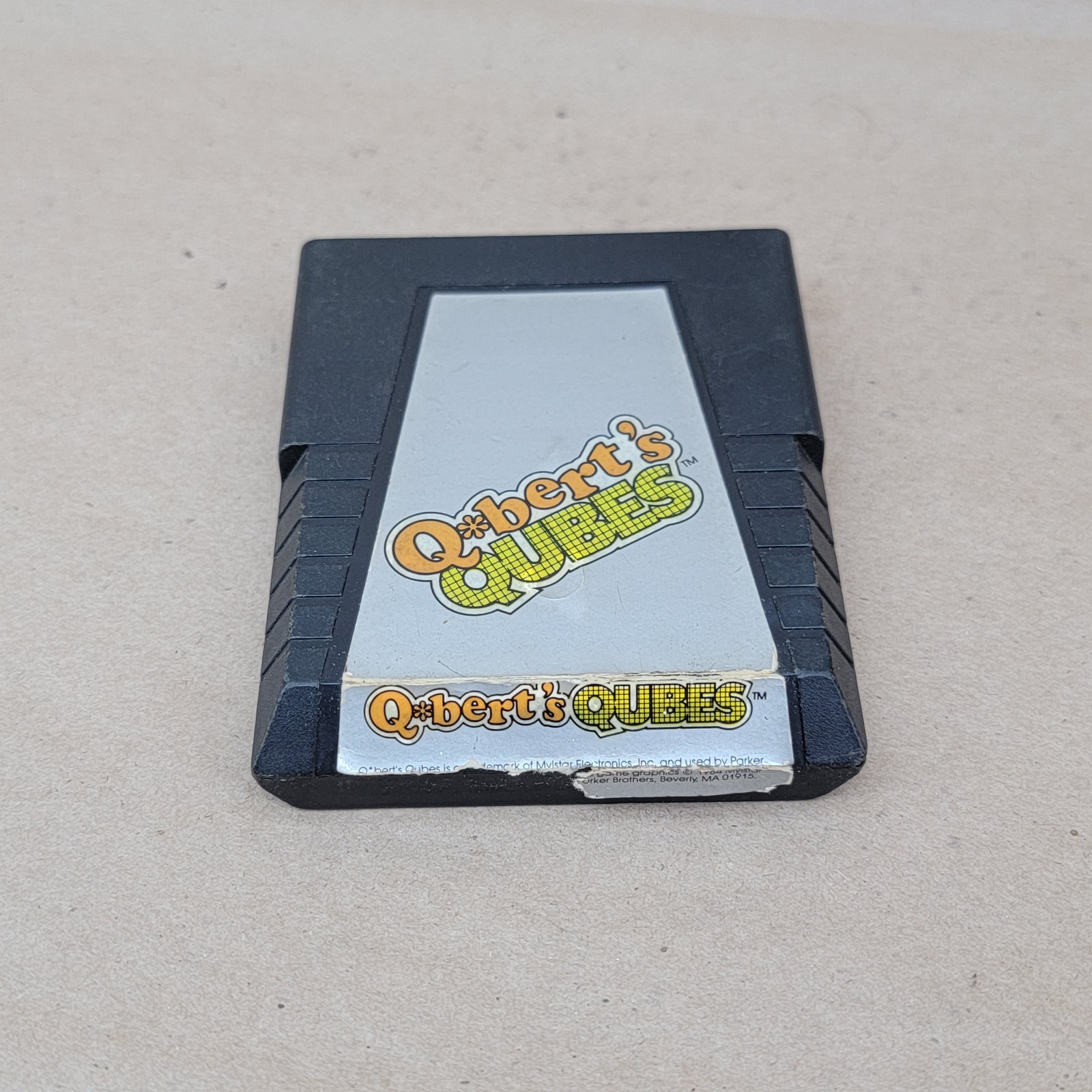 Rare Q*bert’s Qubes Parker Brothers Atari 2600 VCS Cartridge Only UNTESTED