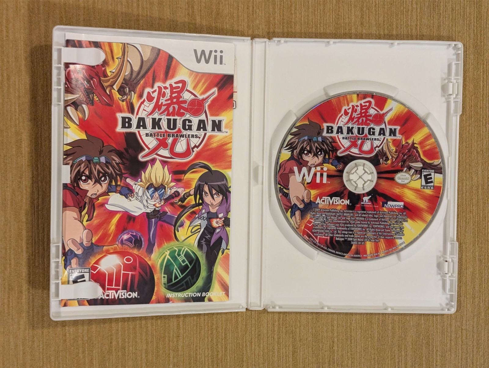 Bakugan Battle Brawlers (Nintendo Wii, 2009) Complete + Toys R Us Bonus Edition