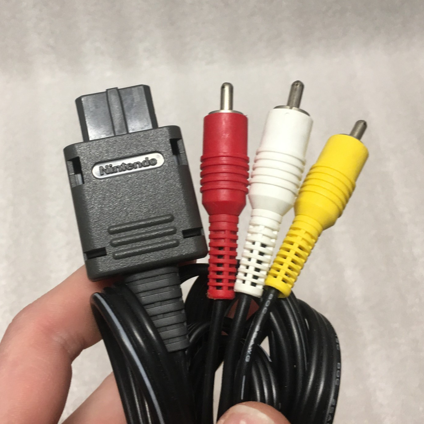 Super Nintendo OEM OFFICIAL Original STEREO SNES N64 Gamecube AV RCA Video Cable