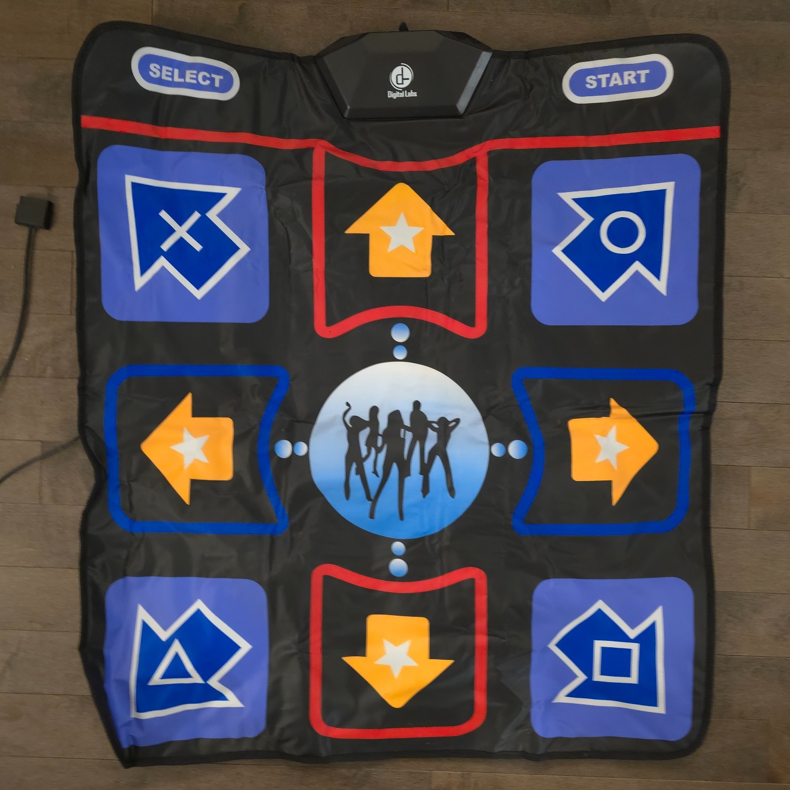 New Digital Labs Dance Pad Mat USB Plug DDR Style PC TV Rhythm Game Pad