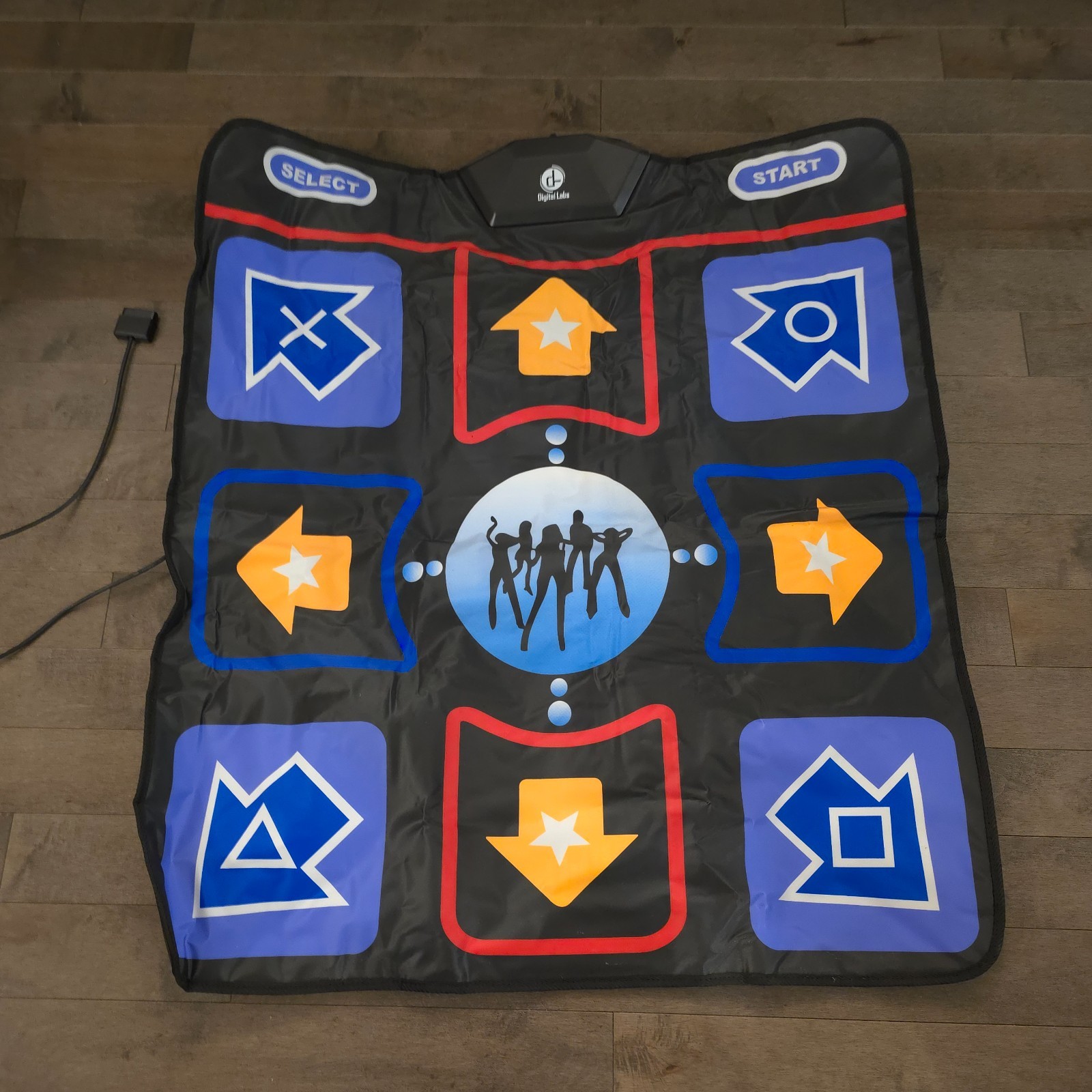 New Digital Labs Dance Pad Mat USB Plug DDR Style PC TV Rhythm Game Pad